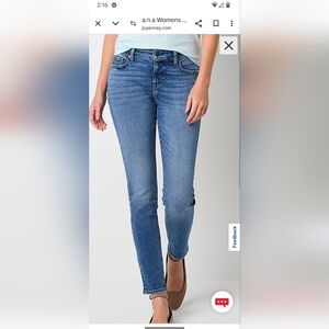 Ana Mid-rise Skinny Jean 18W